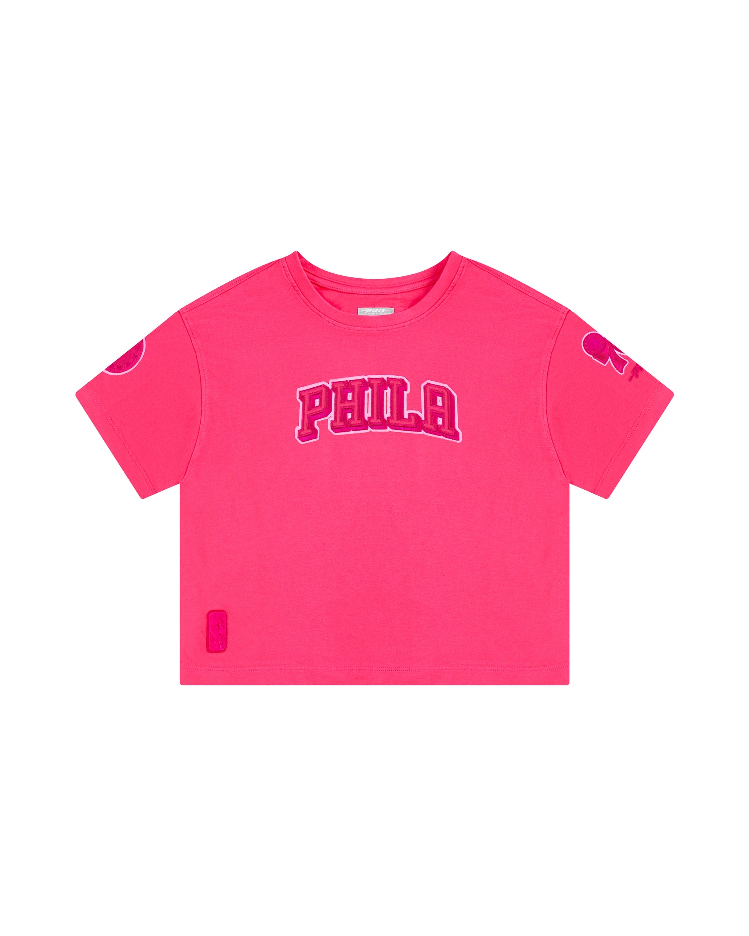 PLAYERA NBA PHILADELPHIA 76ERS CLASSIC TRIPLE PINK PARA BEBÉ NIÑA