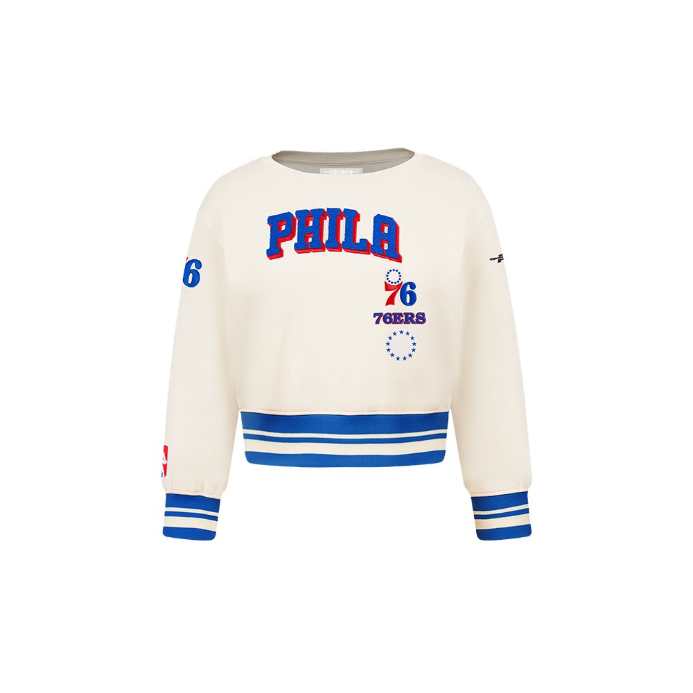 SUDADERA DE CUELLO REDONDO NBA PHILADELPHIA 76ERS RETRO CLASSICS PARA BEBÉ NIÑA