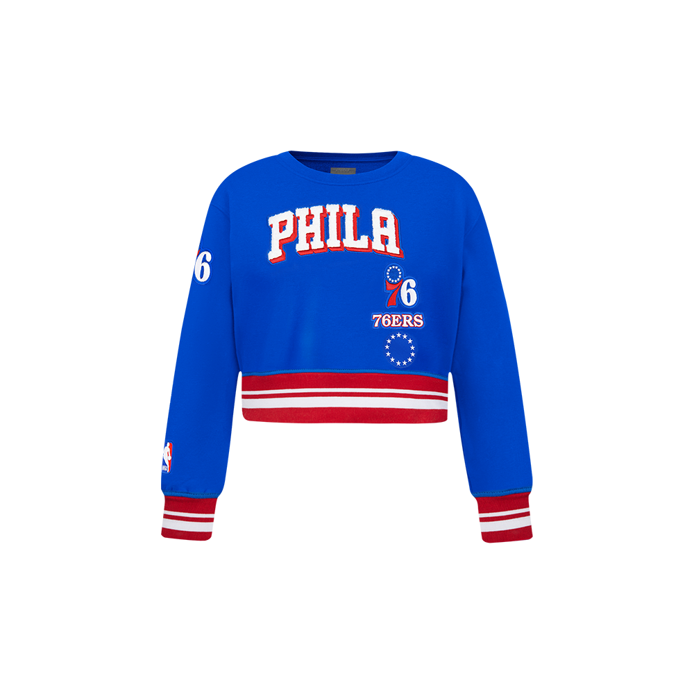 SUDADERA DE CUELLO REDONDO NBA PHILADELPHIA 76ERS RETRO CLASSICS PARA BEBÉ NIÑA