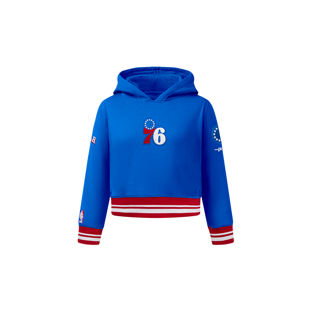 SUDADERA CON GORRO NBA PHILADELPHIA 76ERS RETRO CLASSICS PARA BEBÉ NIÑA