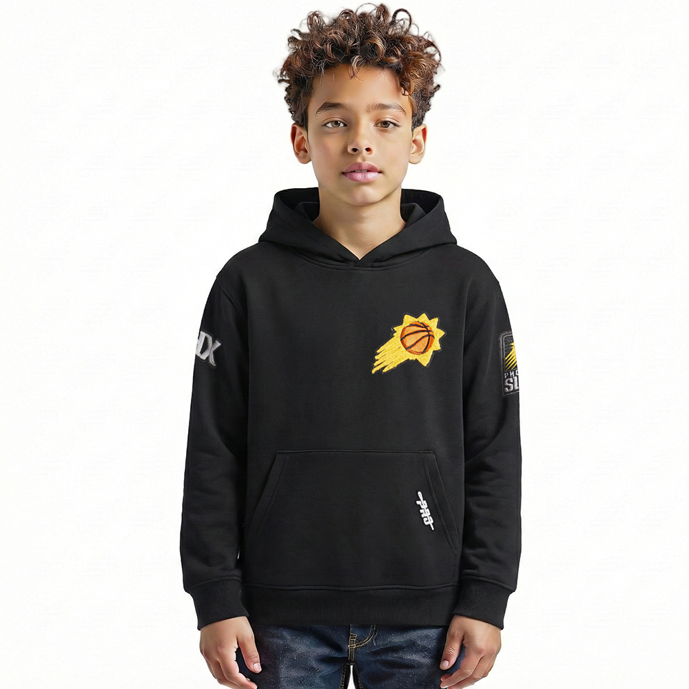 SUDADERA CON GORRO NBA PHOENIX SUNS CLASSIC CHENILLE PARA NIÑO JUNIOR