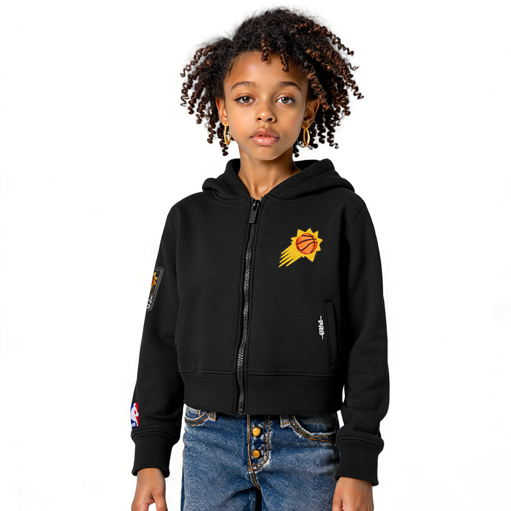 SUDADERA CON CIERRE NBA PHOENIX SUNS CLASSIC ESSENTIALS PARA NIÑA JUNIOR