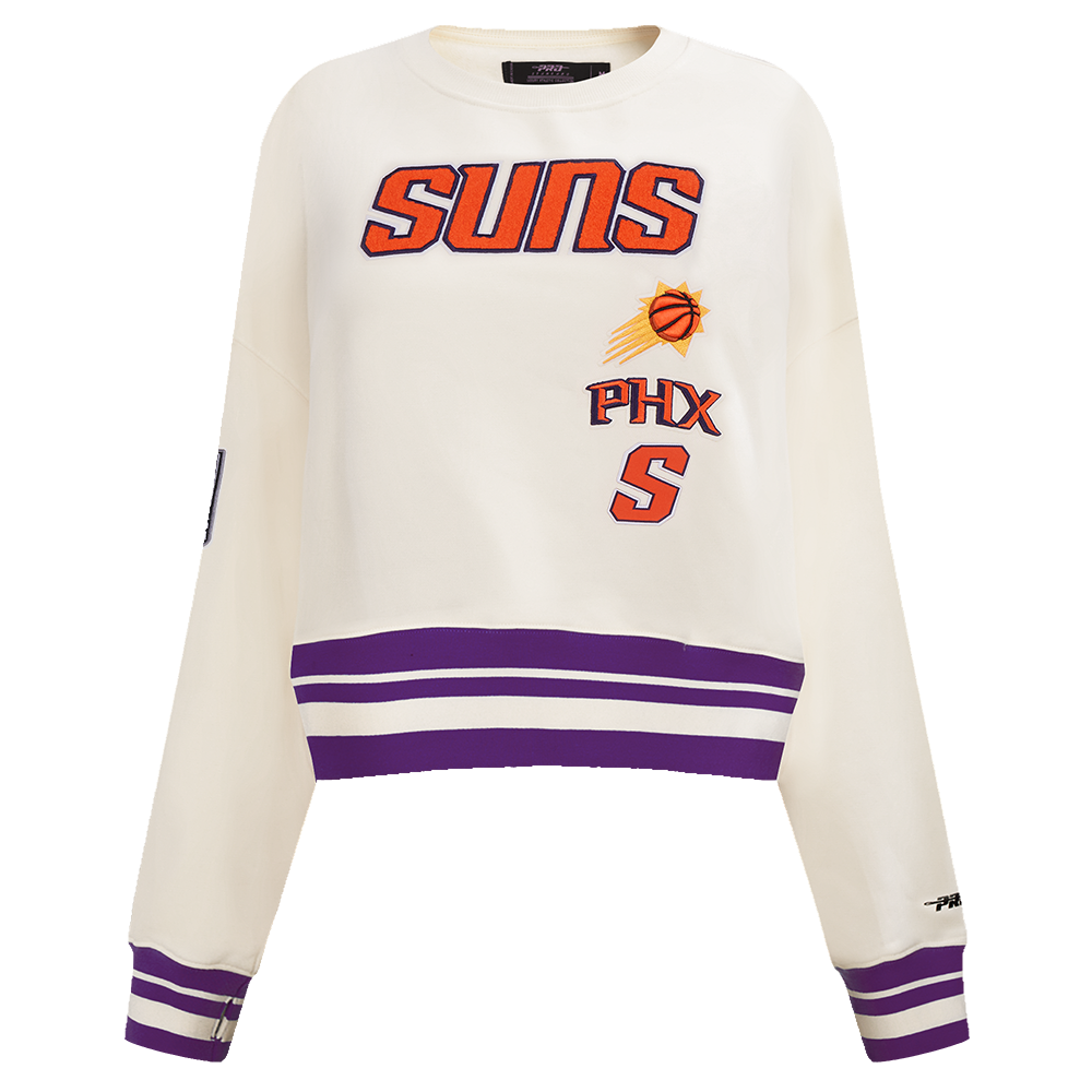 SUDADERA DE CUELLO REDONDO NBA PHOENIX SUNS RETRO CLASSICS PARA MUJER