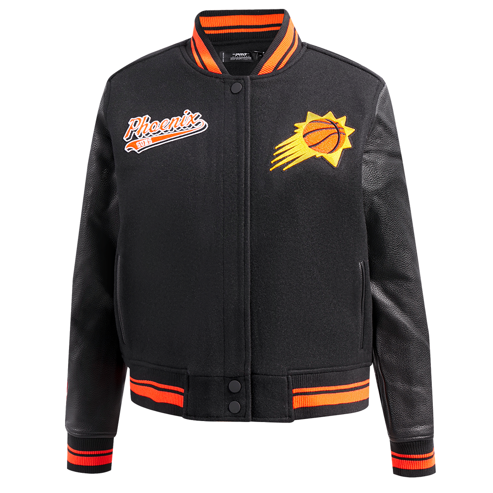 CHAMARRA UNIVERSITARIA NBA PHOENIX SUNS SCRIPT TAIL PARA MUJER