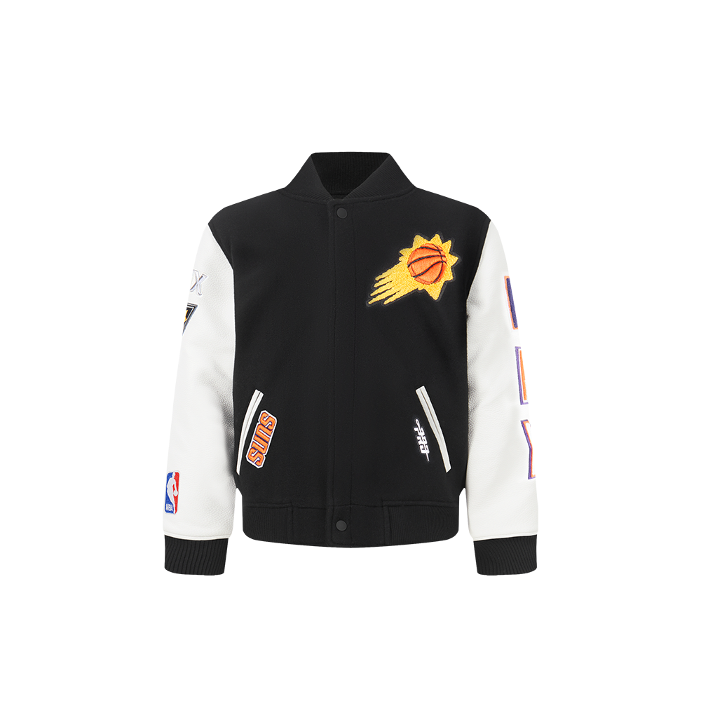 CHAMARRA UNIVERSITARIA NBA PHOENIX SUNS CLASSIC CHENILLE PARA BEBÉ NIÑO