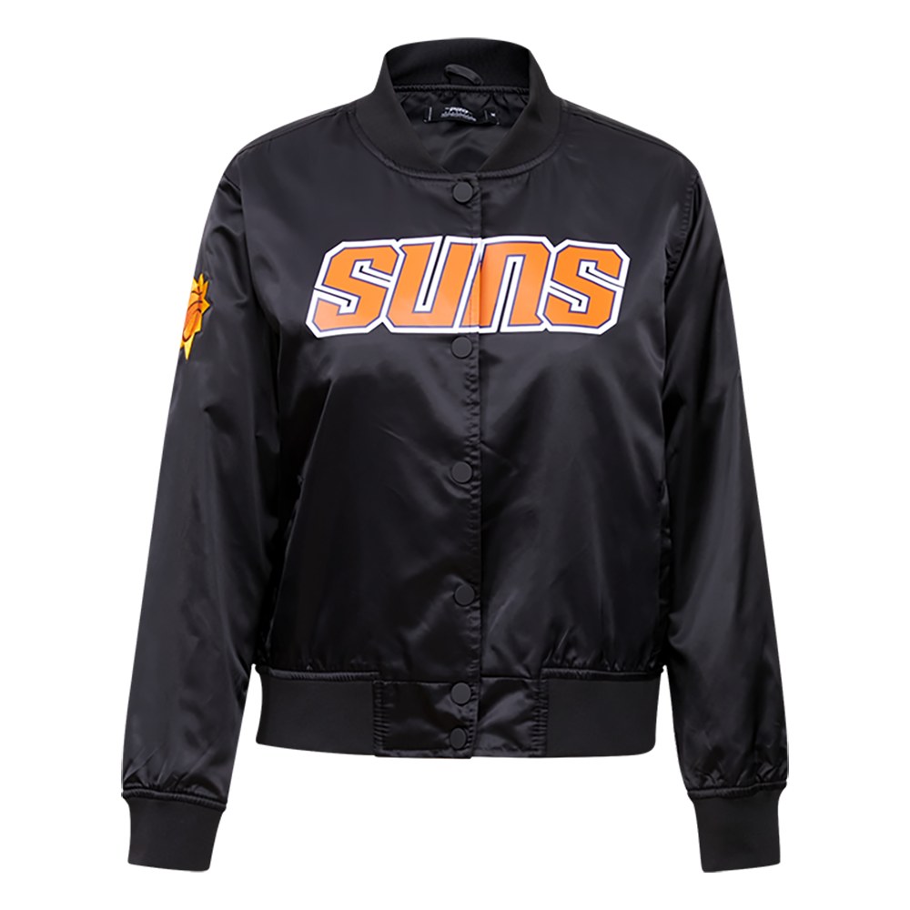 CHAMARRA DE SATÍN NBA PHOENIX SUNS CLASSIC ESSENTIALS PARA MUJER