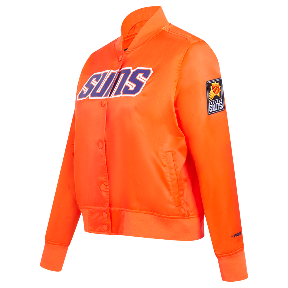CHAMARRA DE SATÍN NBA PHOENIX SUNS CLASSIC ESSENTIALS PARA MUJER
