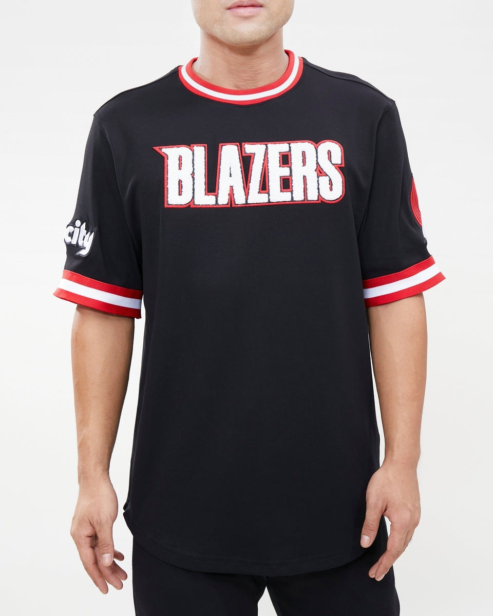 PLAYERA NBA PORTLAND TRAIL BLAZERS CLASSIC CHENILLE