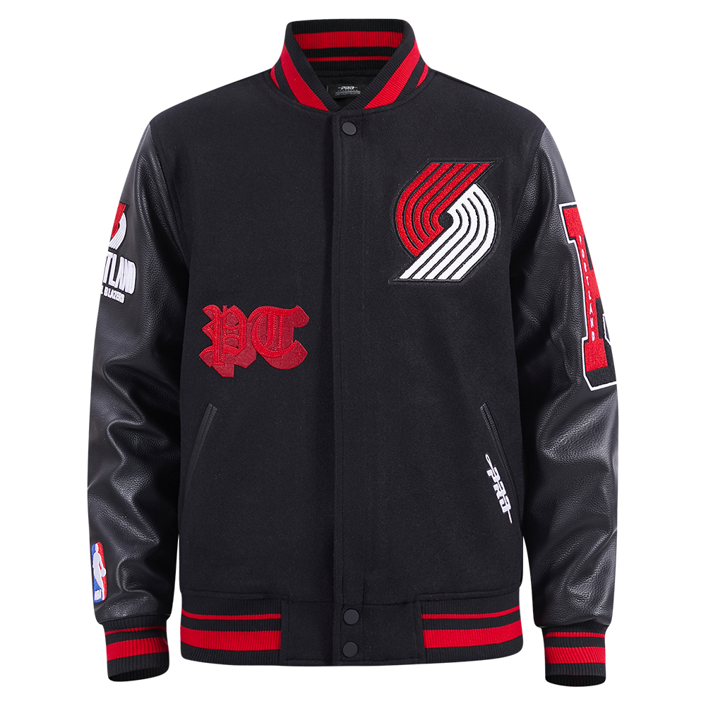 CHAMARRA UNIVERSITARIA NBA PORTLAND TRAIL BLAZERS OLD ENGLISH