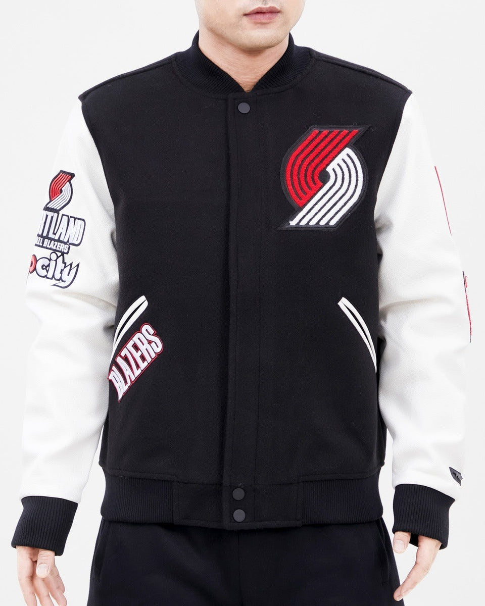 CHAMARRA UNIVERSITARIA NBA PORTLAND TRAIL BLAZERS CLASSIC VARSITY