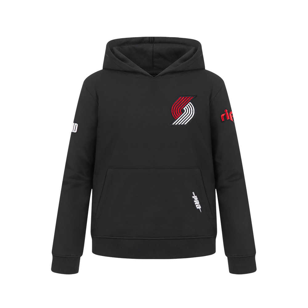 SUDADERA CON GORRO NBA PORTLAND TRAIL BLAZERS CLASSIC CHENILLE PARA NIÑO JUNIOR