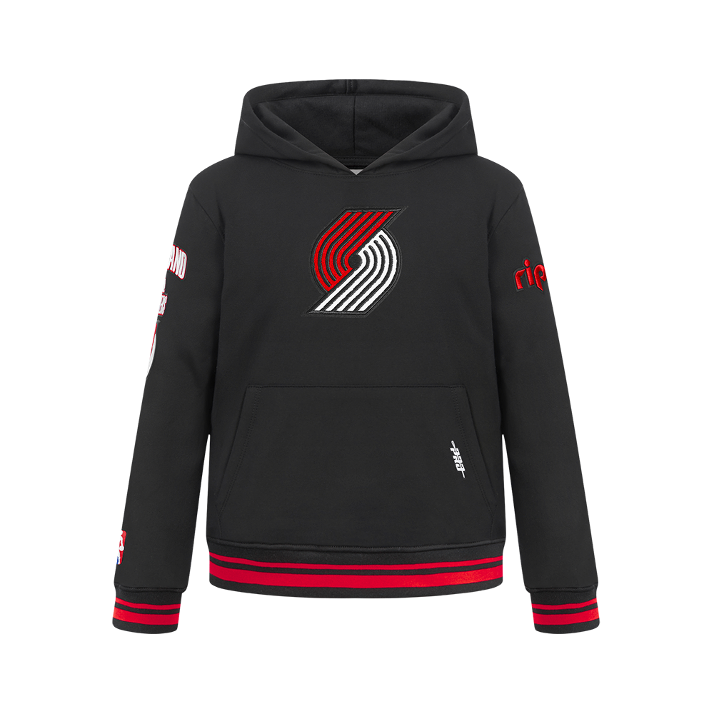 SUDADERA CON GORRO NBA PORTLAND TRAIL BLAZERS RETRO CLASSICS PARA NIÑO JUNIOR