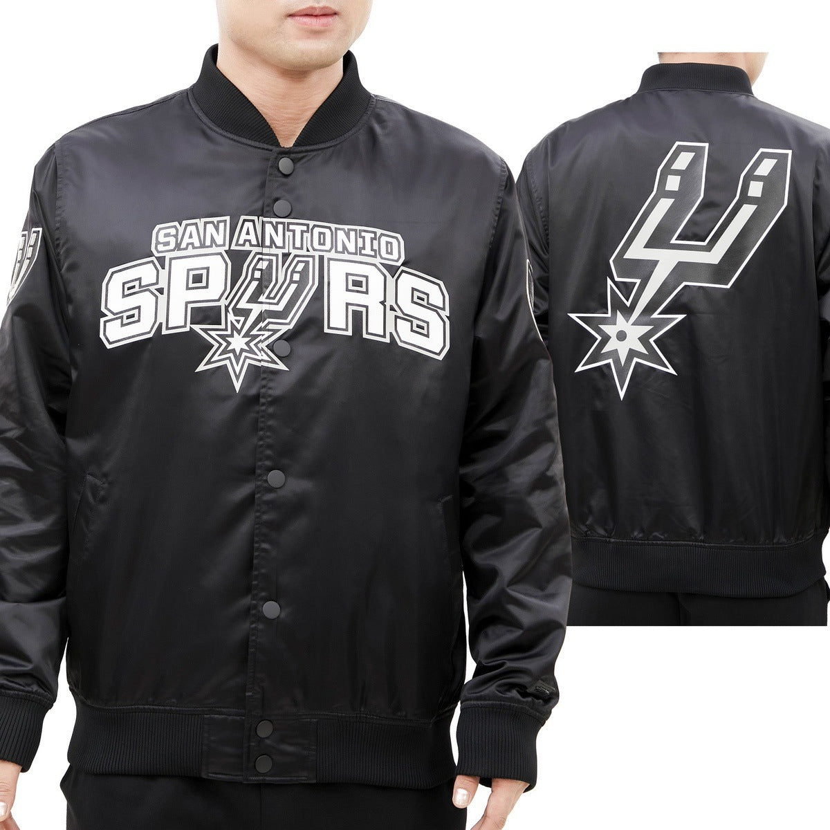 CHAMARRA DE SATÍN NBA SAN ANTONIO SPURS CLASSIC SATIN