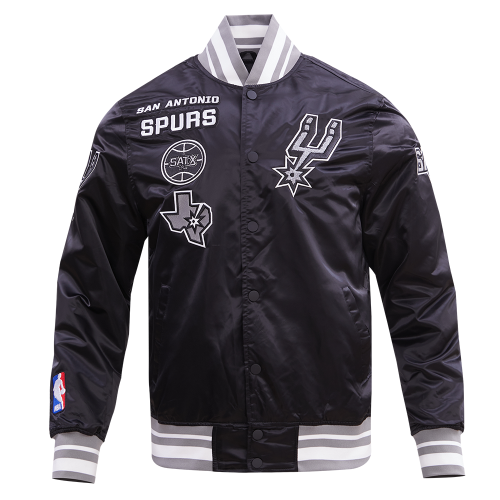 CHAMARRA DE SATÍN NBA SAN ANTONIO SPURS RETRO CLASSICS