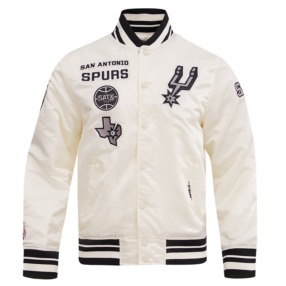 CHAMARRA DE SATÍN NBA SAN ANTONIO SPURS RETRO CLASSICS