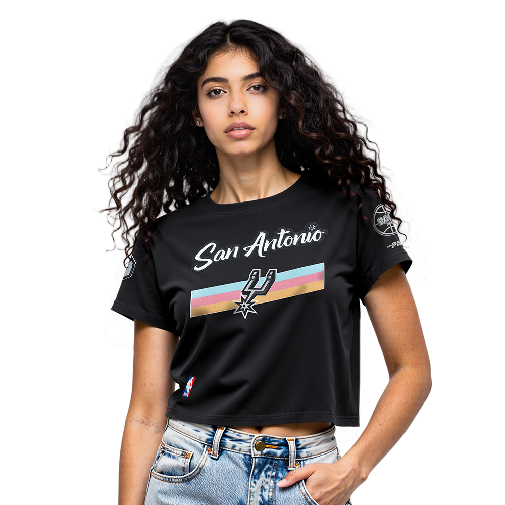 PLAYERA NBA SAN ANTONIO SPURS CITY EDITION PARA MUJER