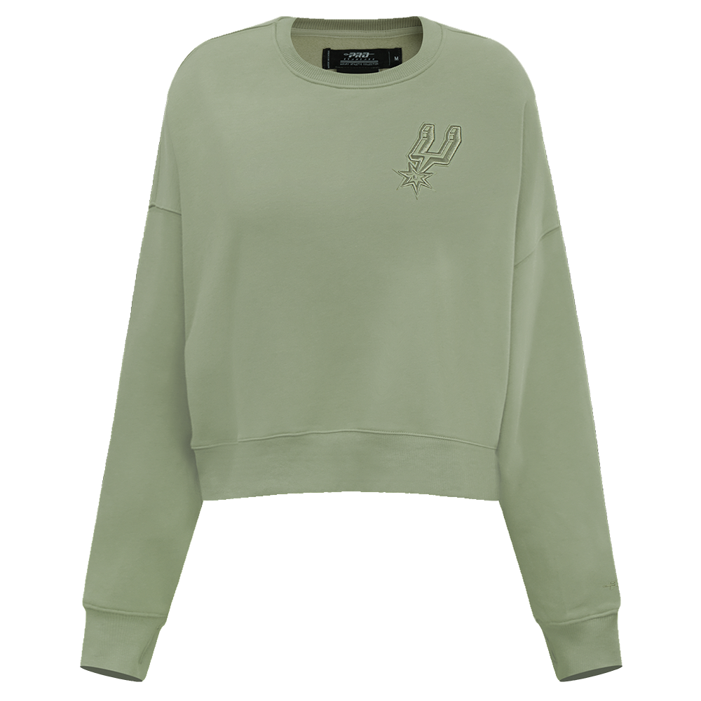 SUDADERA DE CUELLO REDONDO NBA SAN ANTONIO SPURS NEUTRAL PARA MUJER