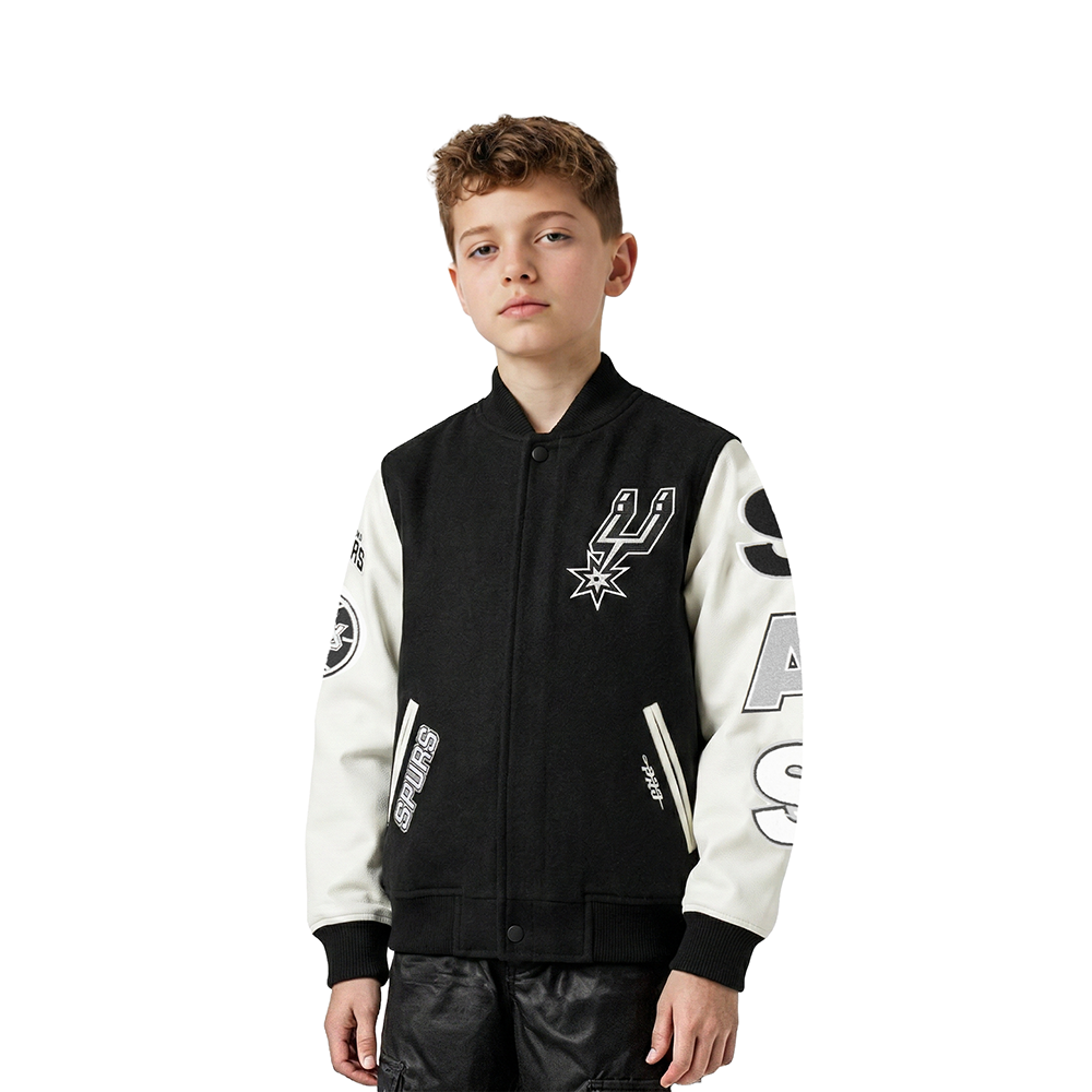 CHAMARRA UNIVERSITARIA NBA SAN ANTONIO SPURS CLASSIC CHENILLE PARA NIÑO