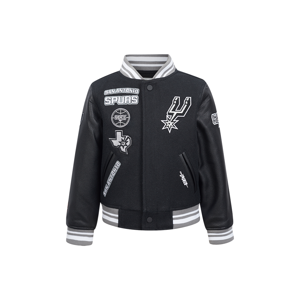 CHAMARRA UNIVERSITARIA NBA SAN ANTONIO SPURS RETRO CLASSICS PARA NIÑO