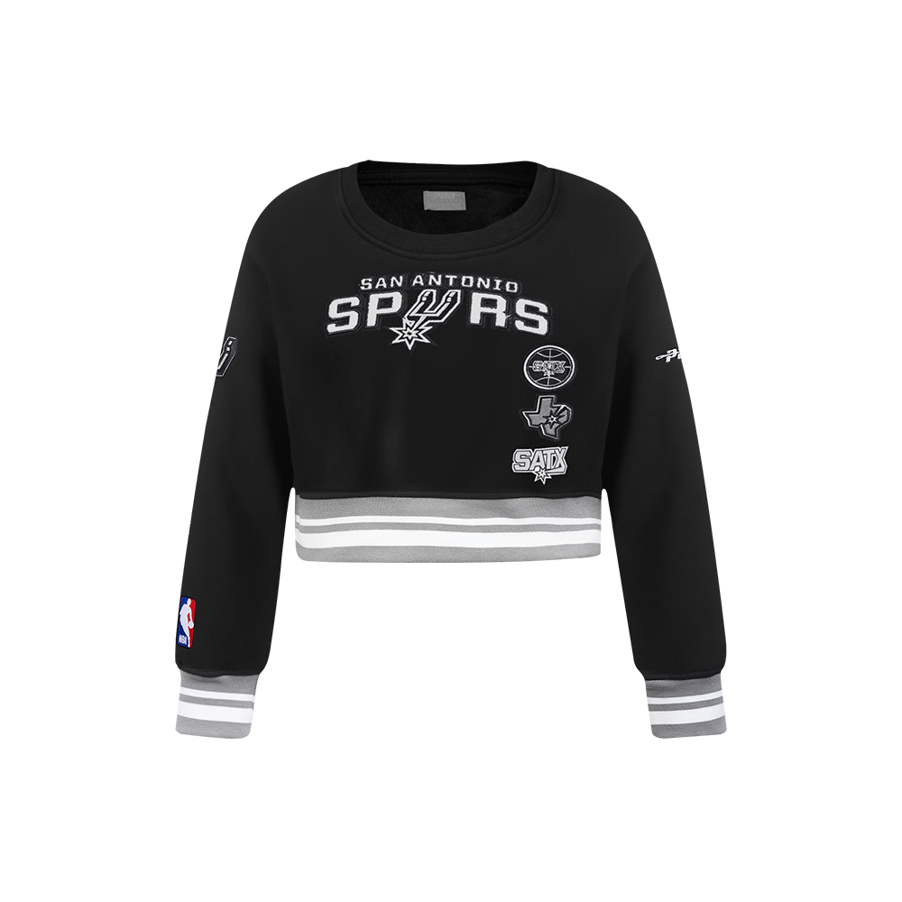 SUDADERA DE CUELLO REDONDO NBA SAN ANTONIO SPURS RETRO CLASSICS PARA NIÑA
