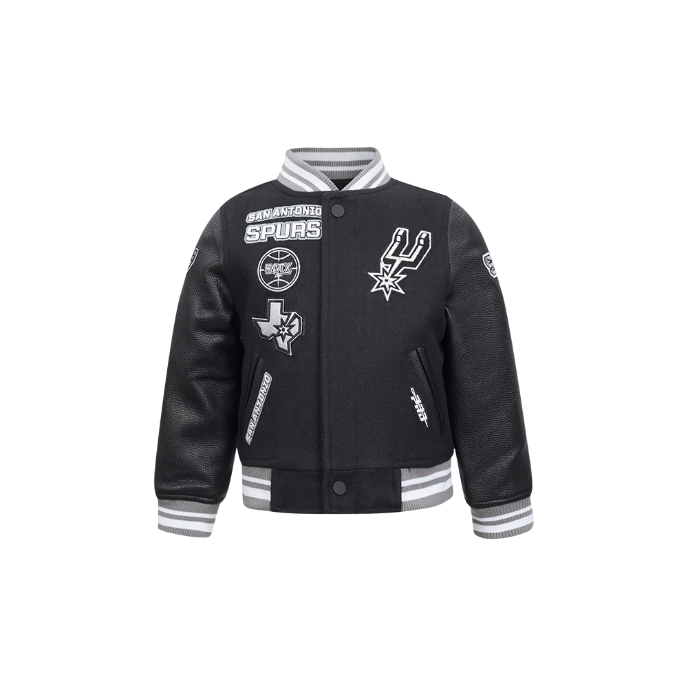 CHAMARRA UNIVERSITARIA NBA SAN ANTONIO SPURS RETRO CLASSICS PARA BEBÉ NIÑO