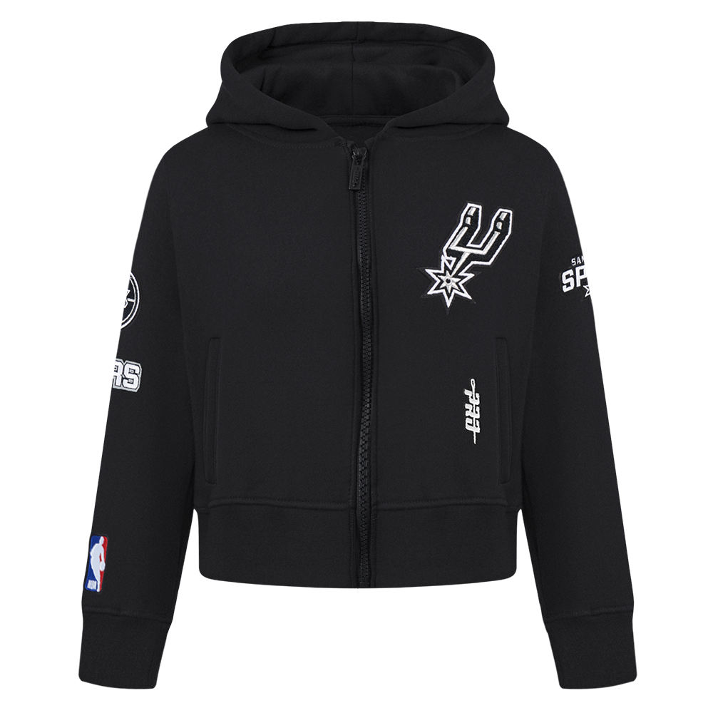SUDADERA CON CIERRE NBA SAN ANTONIO SPURS CLASSIC ESSENTIALS PARA BEBÉ NIÑA