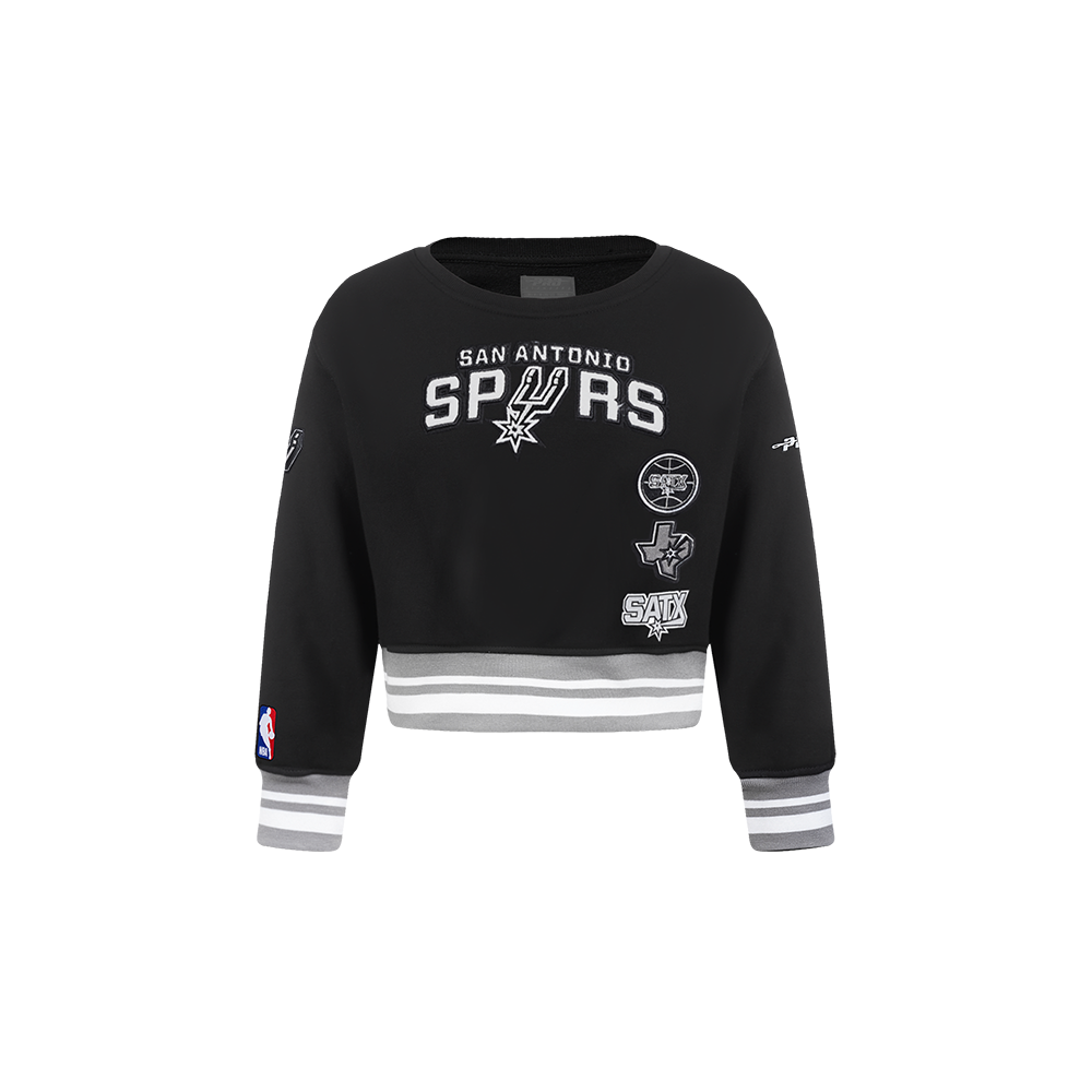SUDADERA DE CUELLO REDONDO NBA SAN ANTONIO SPURS RETRO CLASSICS PARA BEBÉ NIÑA
