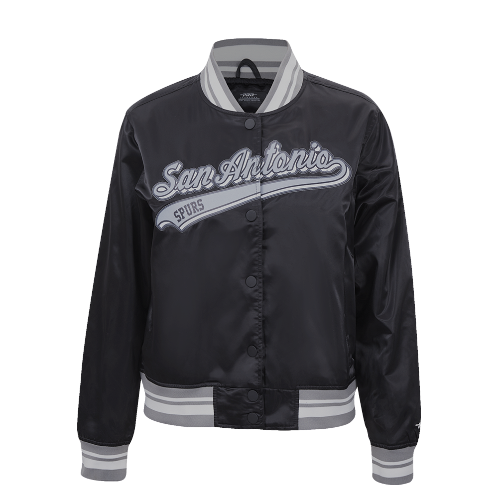 CHAMARRA DE SATÍN NBA SAN ANTONIO SPURS SCRIPT TAIL PARA MUJER
