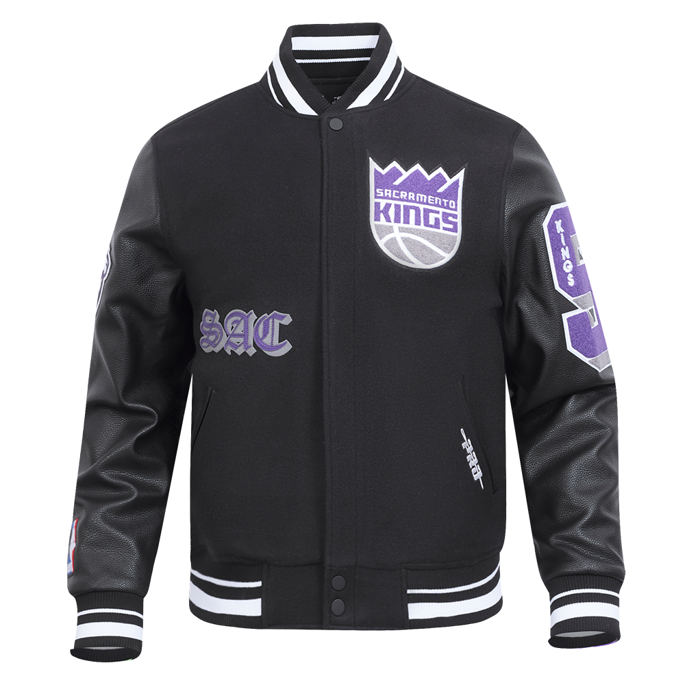 CHAMARRA UNIVERSITARIA NBA SACRAMENTO KINGS OLD ENGLISH