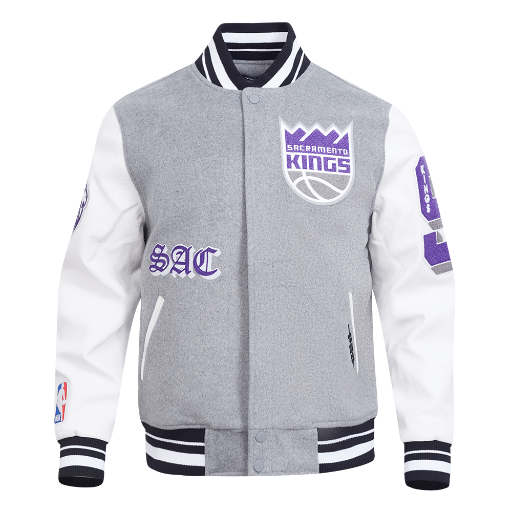 CHAMARRA UNIVERSITARIA NBA SACRAMENTO KINGS OLD ENGLISH