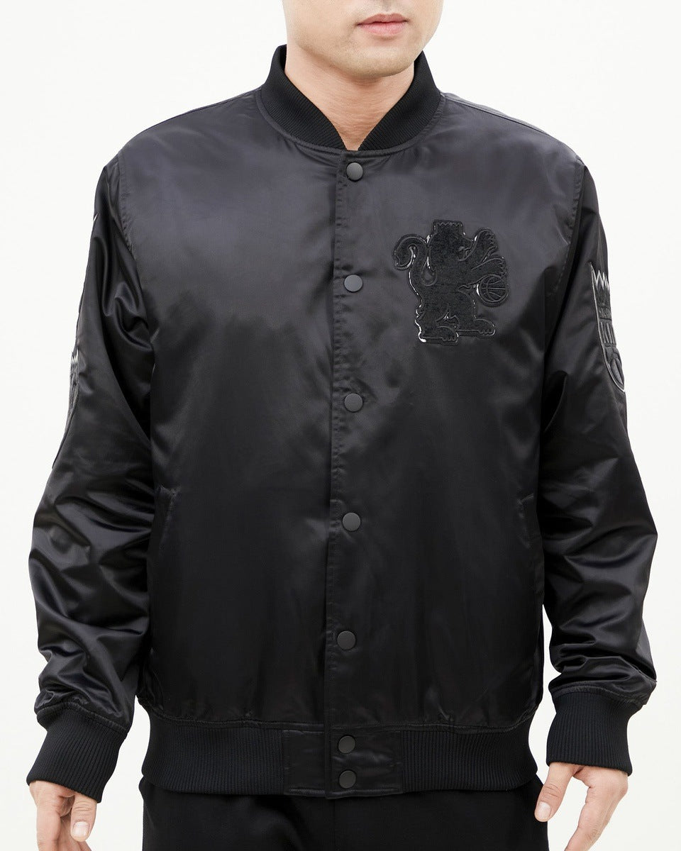 CHAMARRA DE SATÍN NBA SACRAMENTO KINGS CLASSIC 3BK