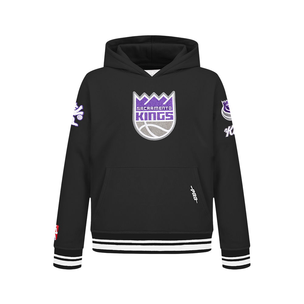 SUDADERA CON GORRO NBA SACRAMENTO KINGS RETRO CLASSICS PARA NIÑO JUNIOR