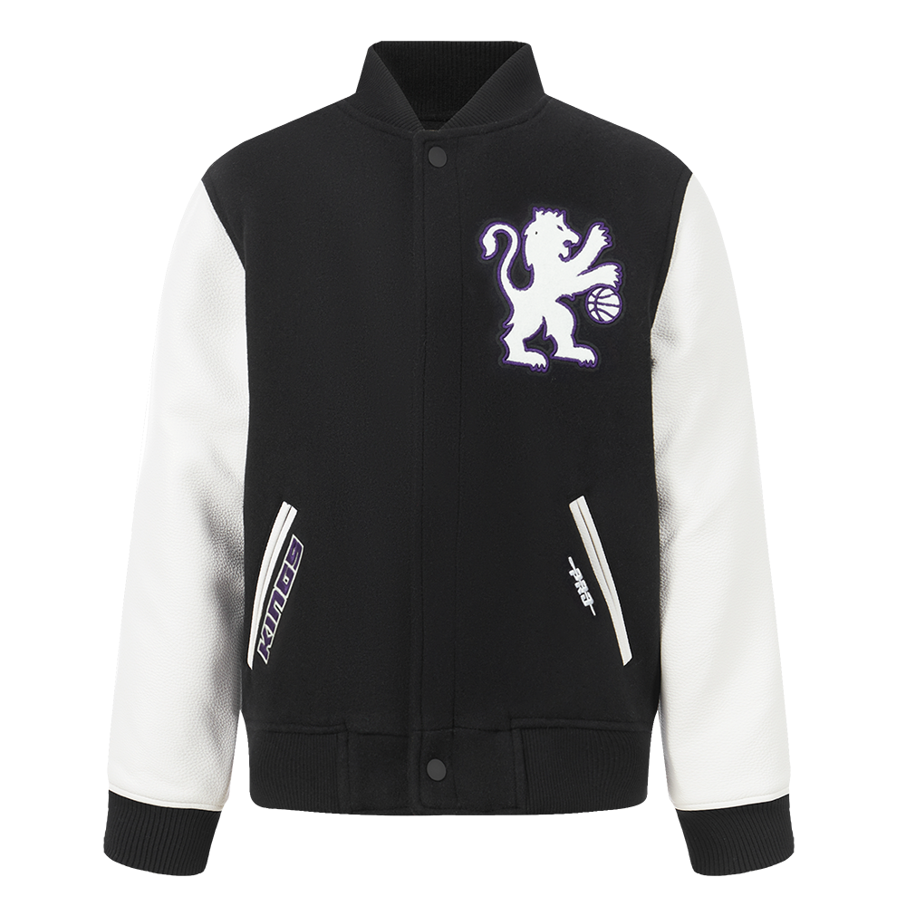 CHAMARRA UNIVERSITARIA NBA SACRAMENTO KINGS CLASSIC CHENILLE PARA NIÑO JUNIOR