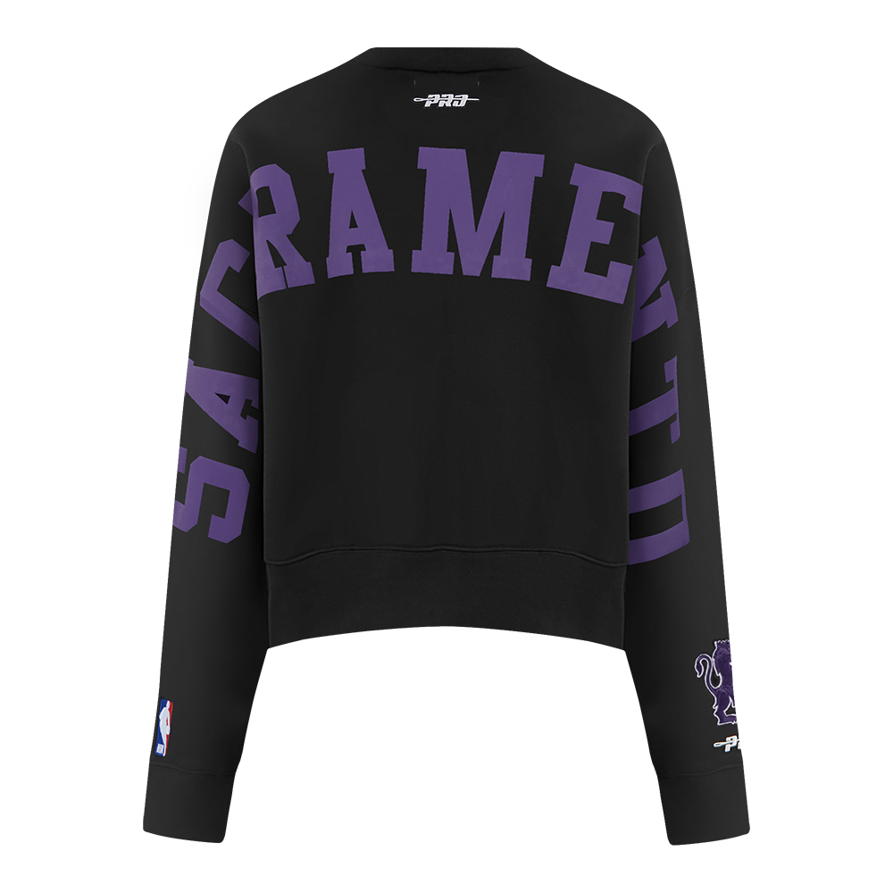 SUDADERA DE CUELLO REDONDO NBA SACRAMENTO KINGS WINGSPAN PARA MUJER