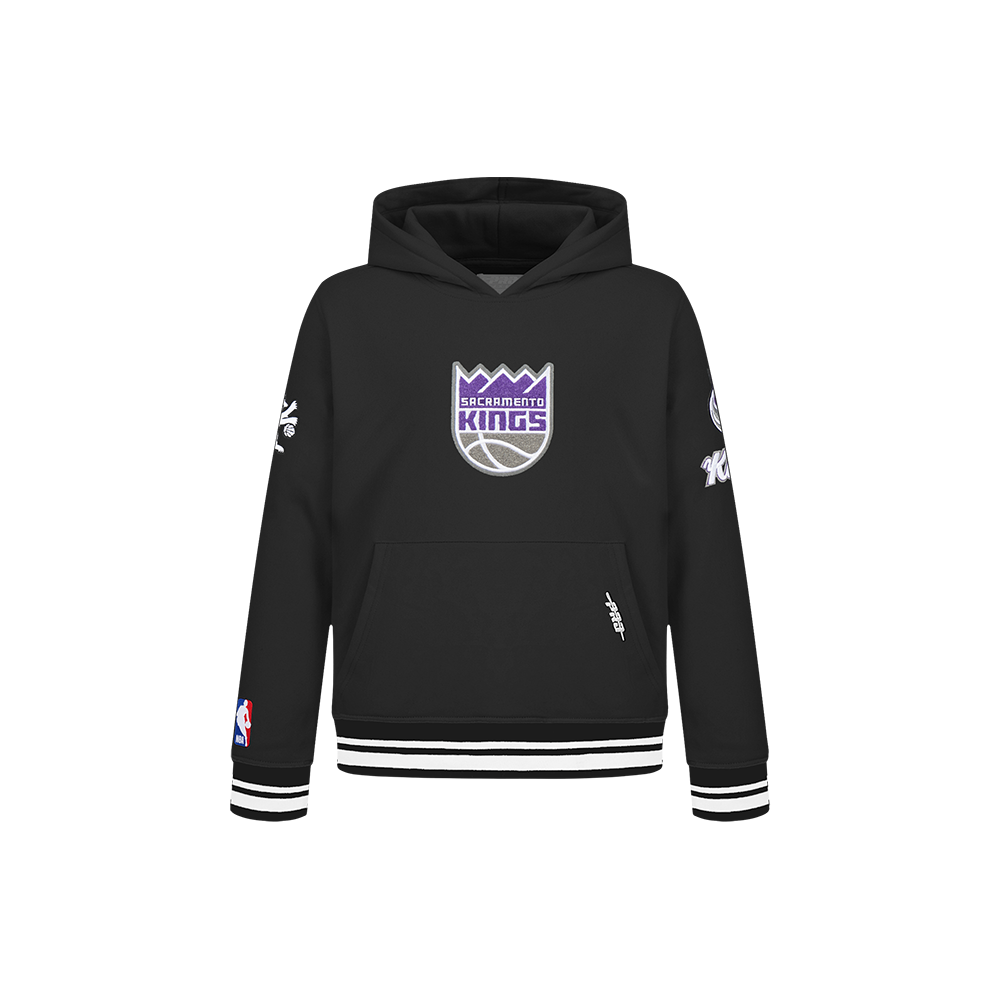SUDADERA CON GORRO NBA SACRAMENTO KINGS RETRO CLASSICS PARA NIÑO