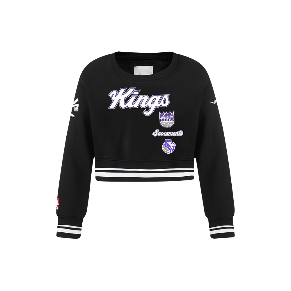 SUDADERA DE CUELLO REDONDO NBA SACRAMENTO KINGS RETRO CLASSICS PARA NIÑA