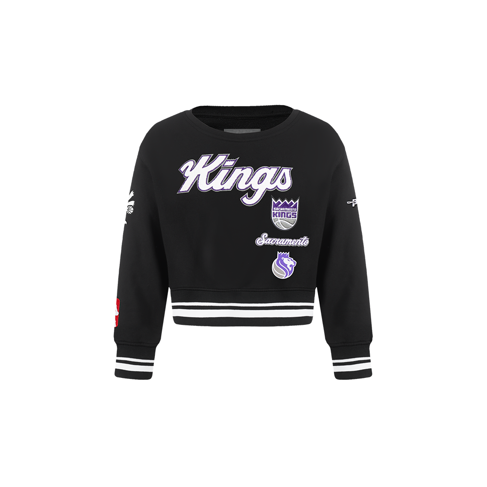 SUDADERA DE CUELLO REDONDO NBA SACRAMENTO KINGS RETRO CLASSICS PARA BEBÉ NIÑA