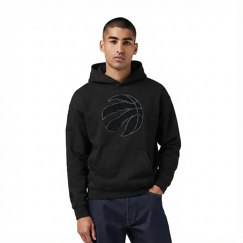 SUDADERA CON GORRO NBA TORONTO RAPTORS BLACKOUT
