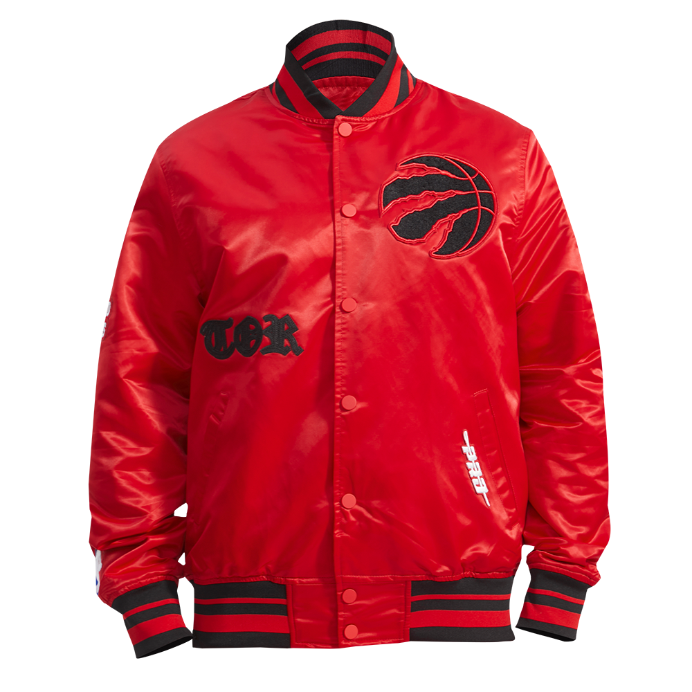 CHAMARRA DE SATÍN NBA TORONTO RAPTORS OLD ENGLISH