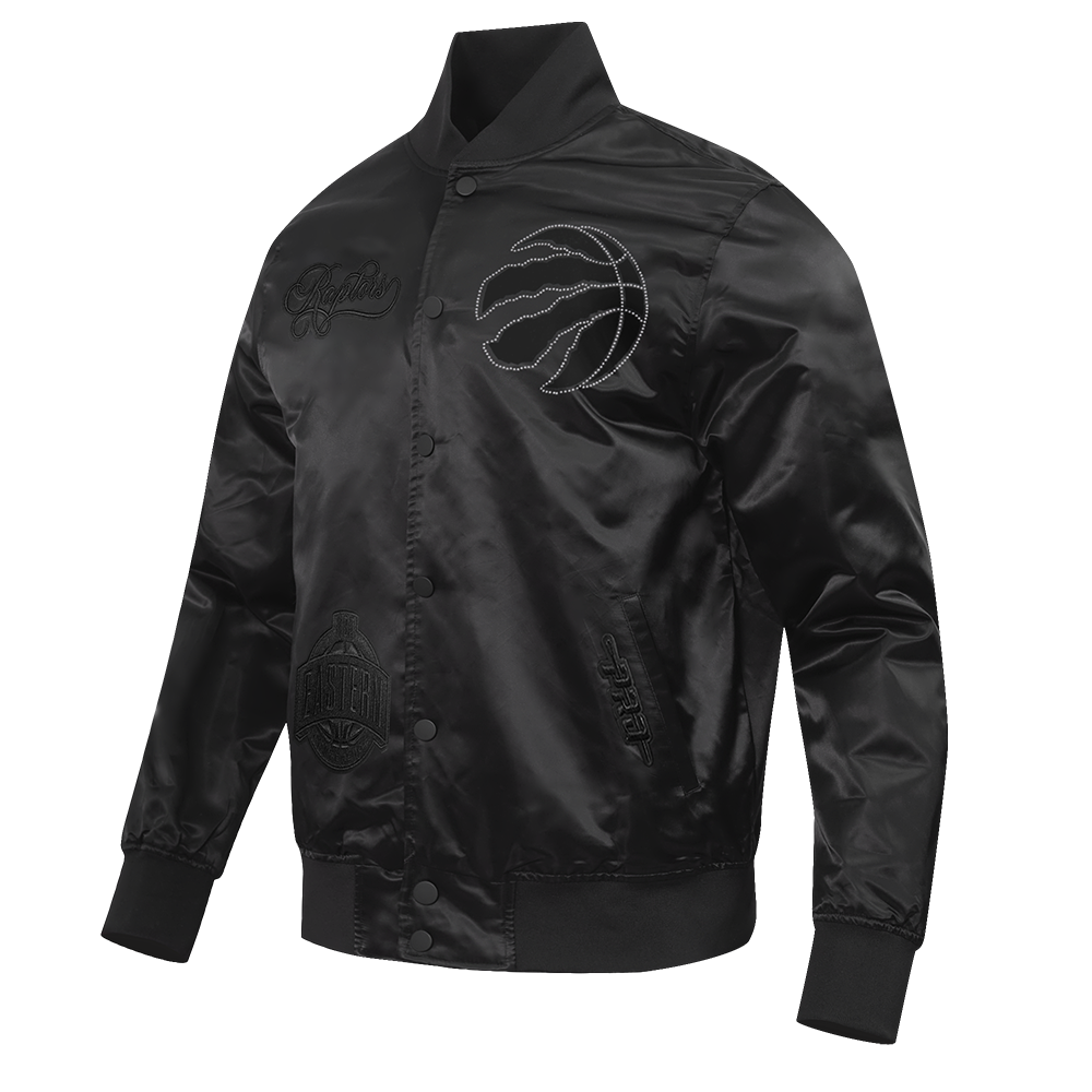 CHAMARRA DE SATIN NBA TORONTO RAPTORS BLACKOUT
