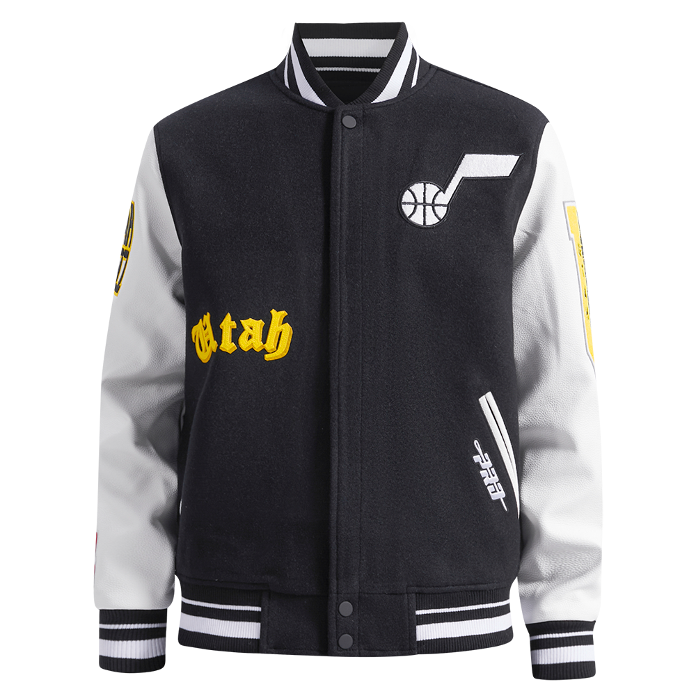 CHAMARRA UNIVERSITARIA NBA UTAH JAZZ OLD ENGLISH
