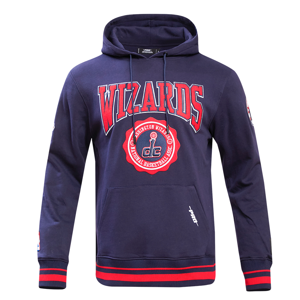 SUDADERA CON GORRO NBA WASHINGTON WIZARDS CREST EMBLEM