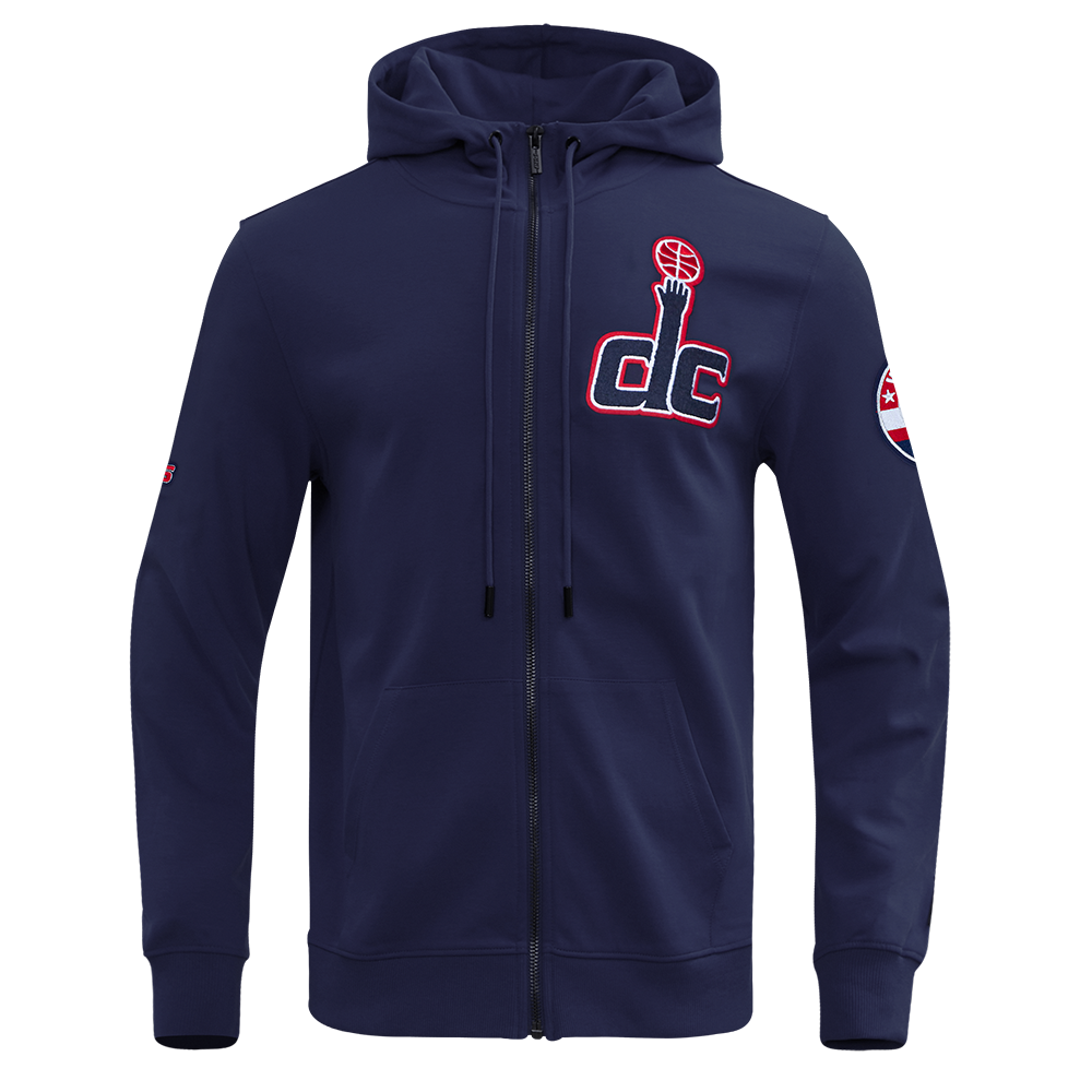 SUDADERA CON CIERRE NBA WASHINGTON WIZARDS CLASSIC CHENILLE