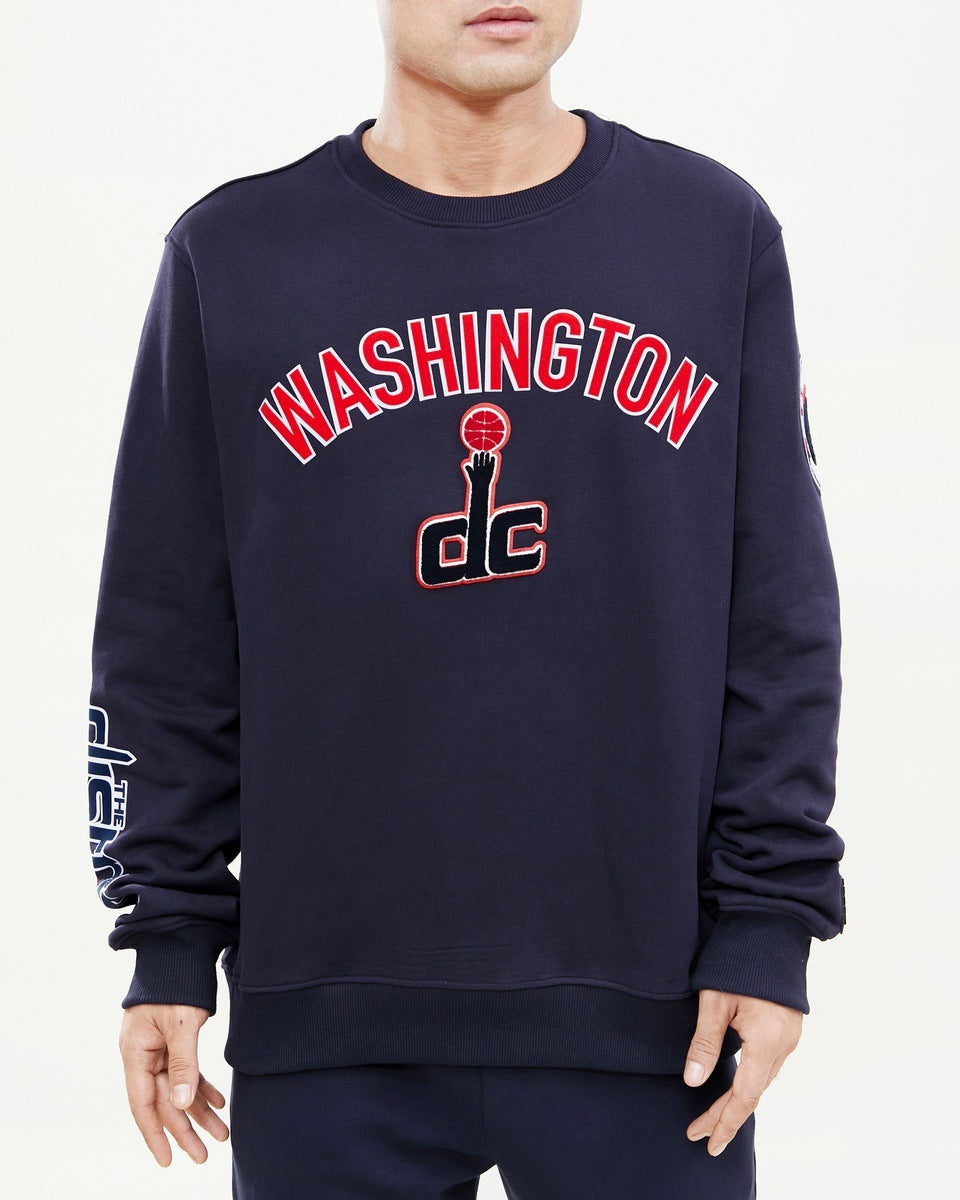 SUDADERA DE CUELLO REDONDO NBA WASHINGTON WIZARDS CLASSIC BRISTLE