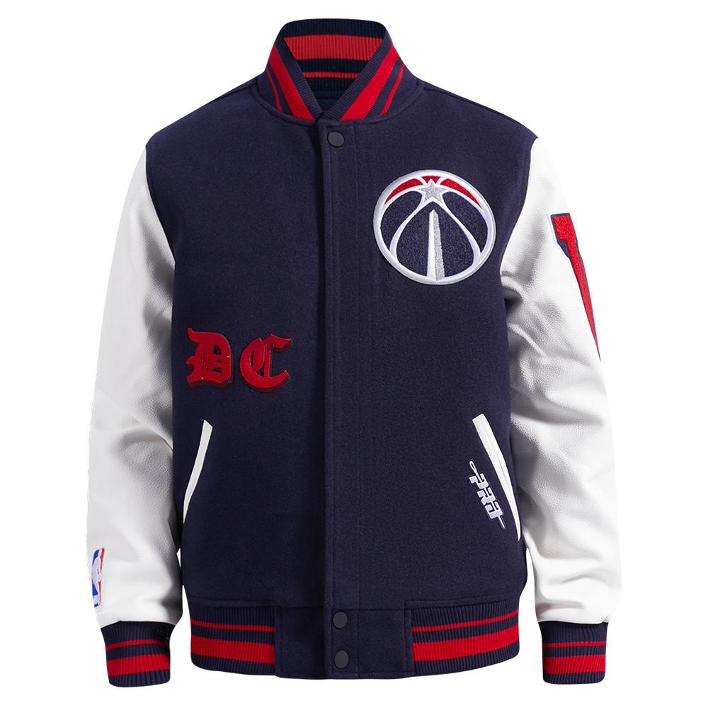 CHAMARRA UNIVERSITARIA NBA WASHINGTON WIZARDS OLD ENGLISH