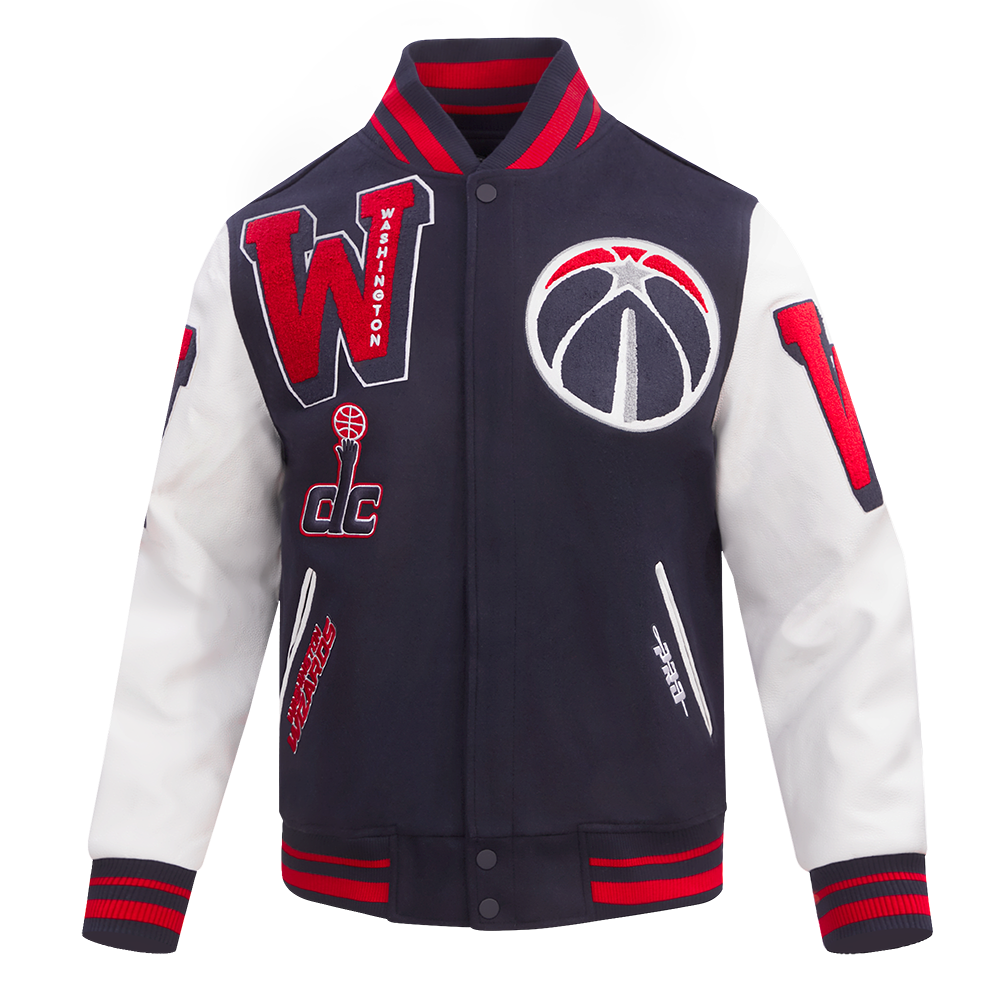 CHAMARRA UNIVERSITARIA NBA WASHINGTON WIZARDS MASH UP