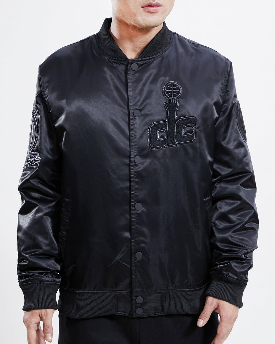 CHAMARRA DE SATÍN NBA WASHINGTON WIZARDS CLASSIC 3BK