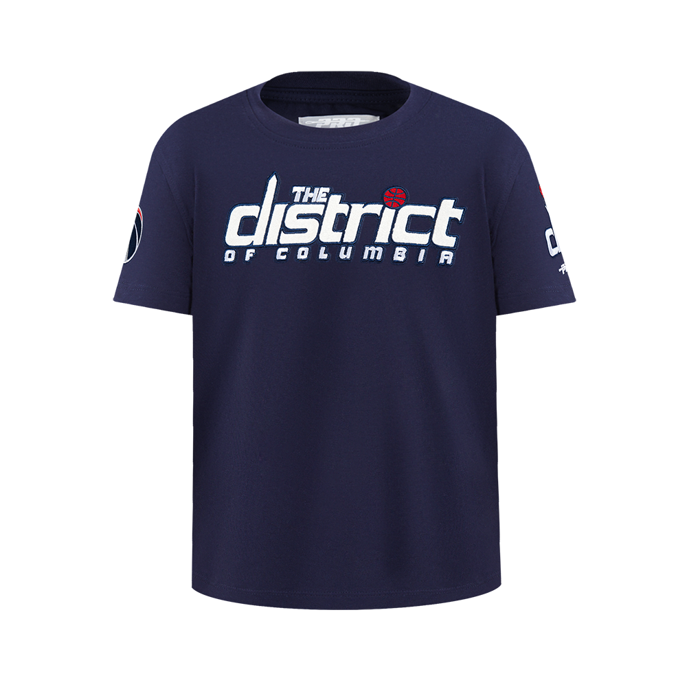 PLAYERA NBA WASHINGTON WIZARDS CLASSIC CHENILLE PARA NIÑO JUNIOR