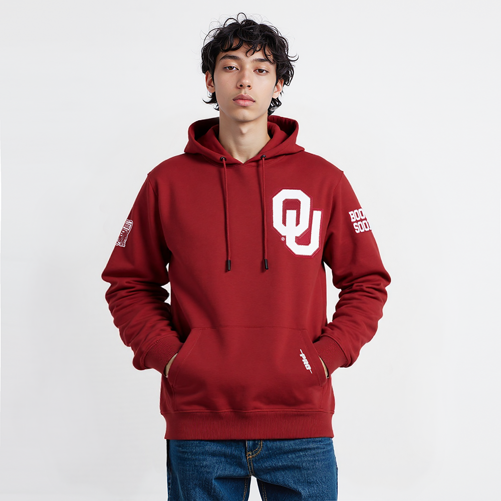 SUDADERA CON GORRO  UNIVERSITY OF OKLAHOMA NCAA CLASSIC CHENILLE