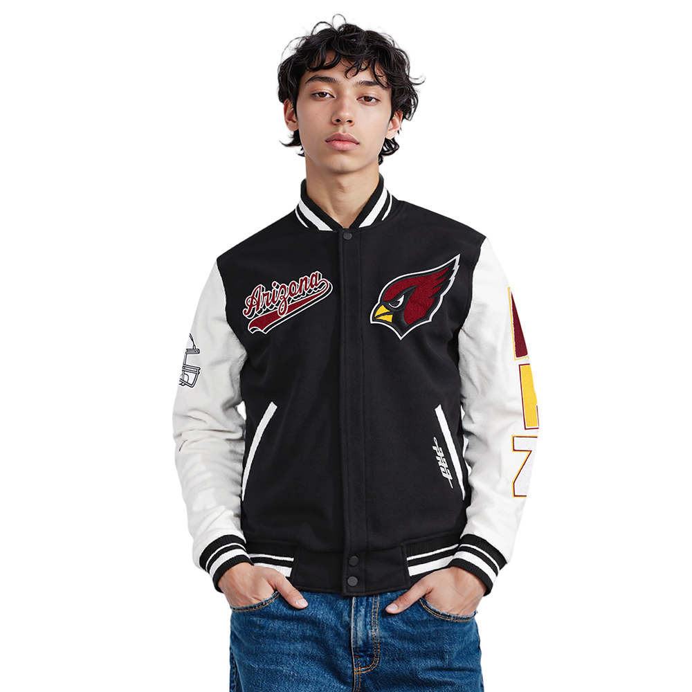 CHAMARRA UNIVERSITARIA NFL ARIZONA CARDINALS SCRIPT TAIL